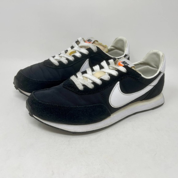 Nike Waffle Trainer Sneaker Women's Sz 6 1/2 Black White 9.3.6=I.6.3 - Picture 5 of 11
